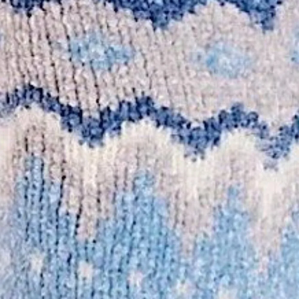 MUK LUKS Women's XL 2 Pack Lined Socks Faux Fur SIZE 8-10 Blue NEW
